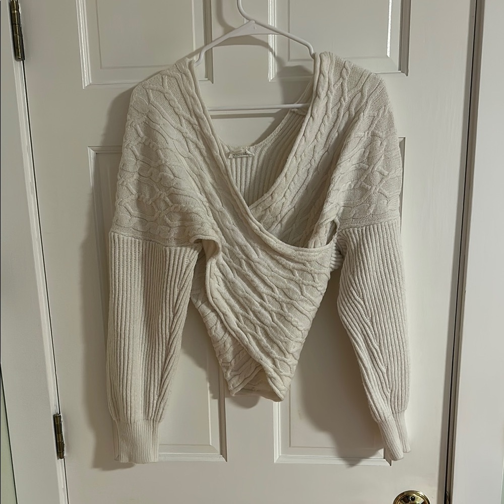 Elegant Cream Women's Sweater
